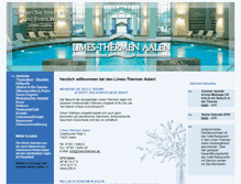 Tablet Screenshot of limes-thermen.de